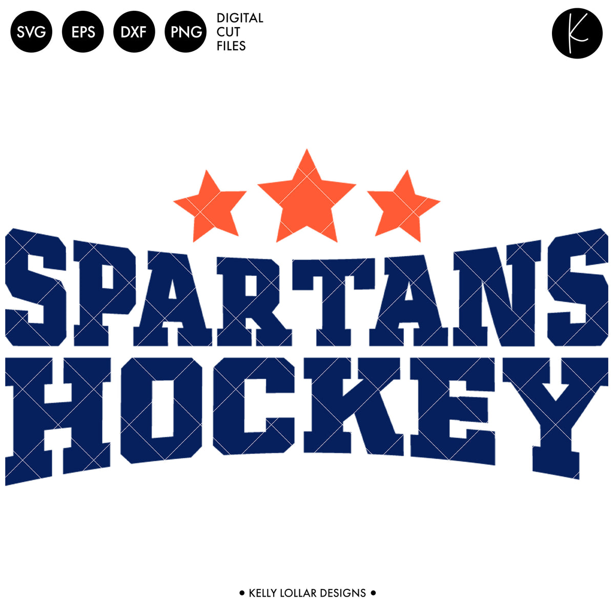Spartans Hockey Bundle | SVG DXF EPS PNG Cut Files