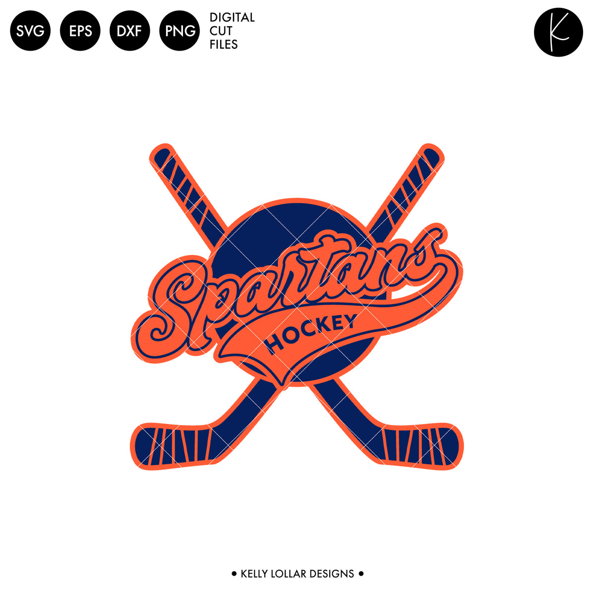 Spartans Hockey Bundle | SVG DXF EPS PNG Cut Files