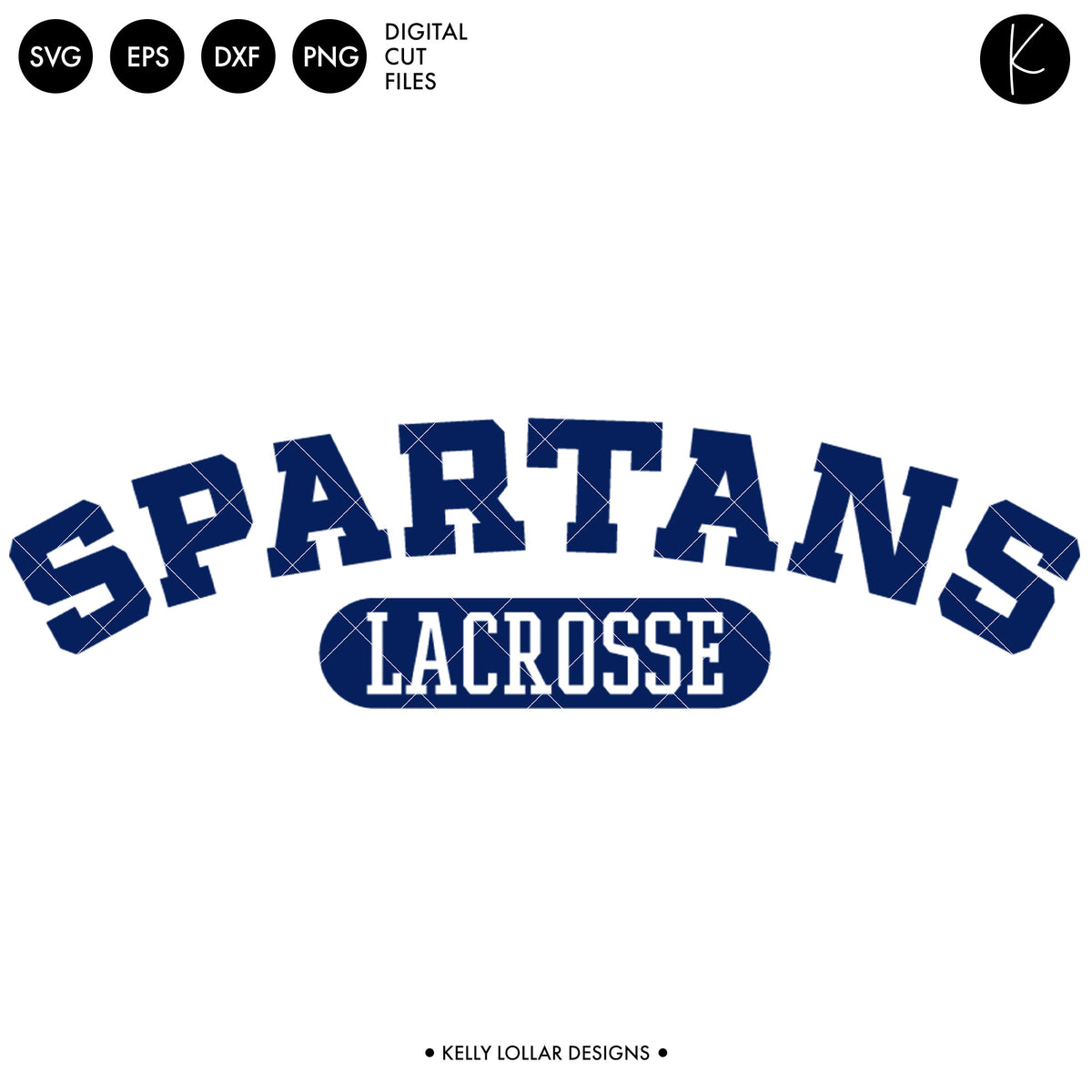 Spartans Lacrosse Bundle | SVG DXF EPS PNG Cut Files