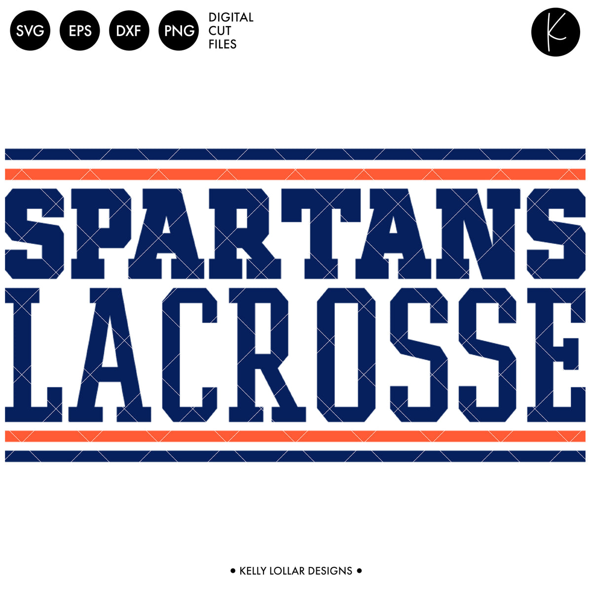 Spartans Lacrosse Bundle | SVG DXF EPS PNG Cut Files