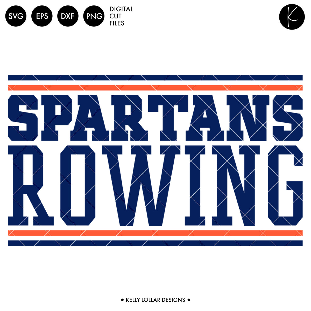 Spartans Rowing Crew Bundle | SVG DXF EPS PNG Cut Files