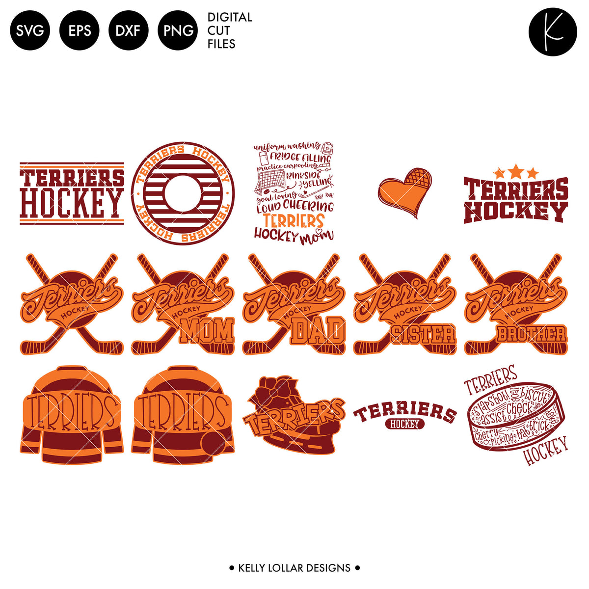 Terriers Everything Spirit Bundle | SVG DXF EPS PNG Cut Files