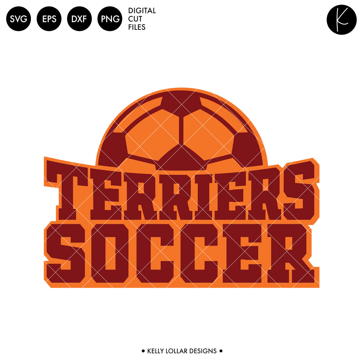 Terriers Soccer and Football Bundle | SVG DXF EPS PNG Cut Files