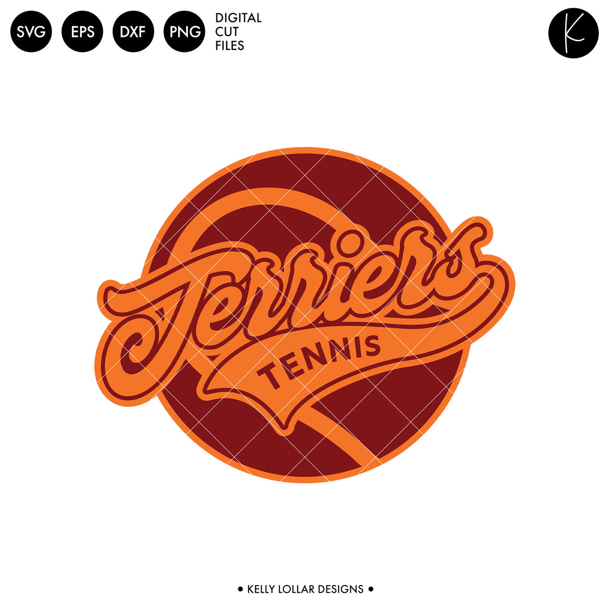 Terriers Tennis Bundle | SVG DXF EPS PNG Cut Files