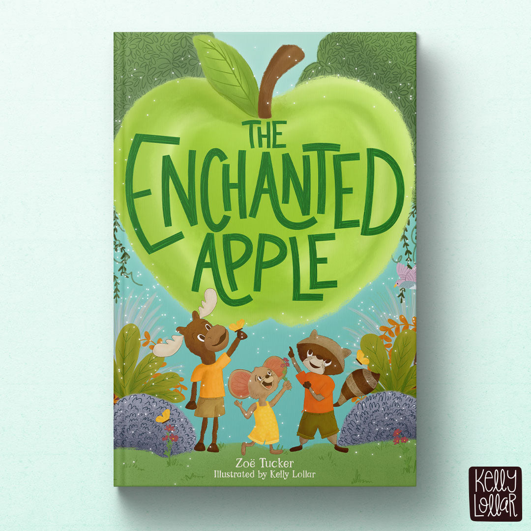 MATS Illustrating Children's Books The Enchanted Apple Cover Illustration by Kelly Lollar