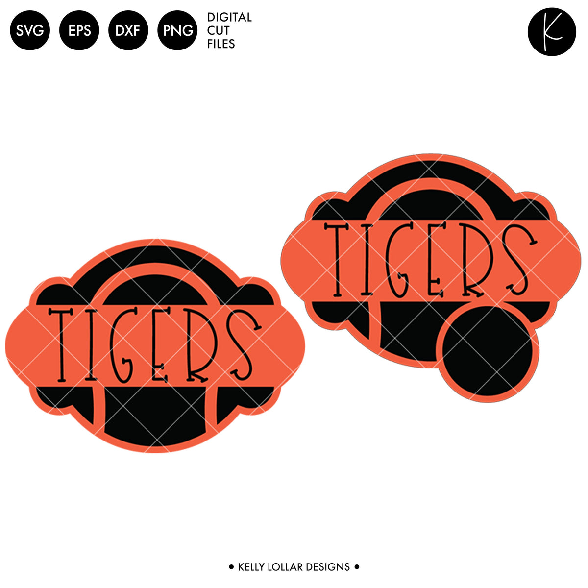 Tigers Tennis Bundle | SVG DXF EPS PNG Cut Files