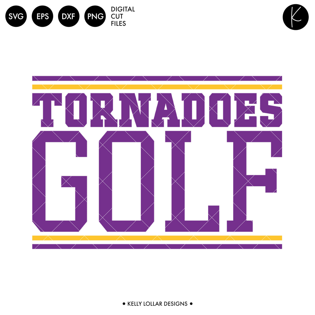 Tornadoes Golf Bundle | SVG DXF EPS PNG Cut Files