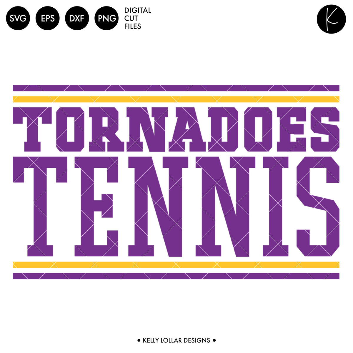Tornadoes Tennis Bundle | SVG DXF EPS PNG Cut Files