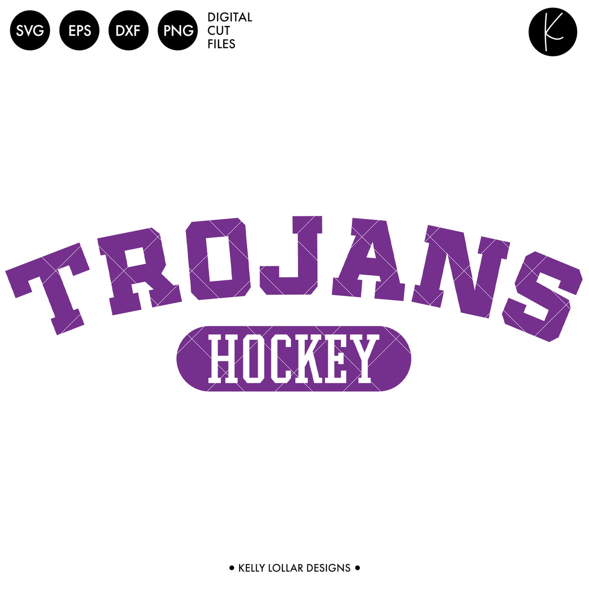 Trojans Hockey Bundle | SVG DXF EPS PNG Cut Files