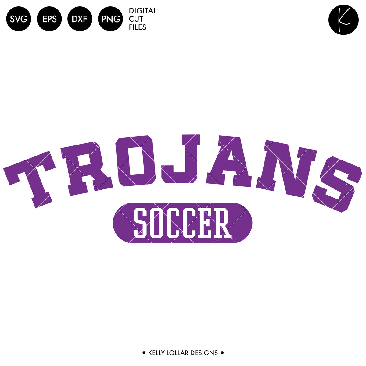 Trojans Soccer and Football Bundle | SVG DXF EPS PNG Cut Files