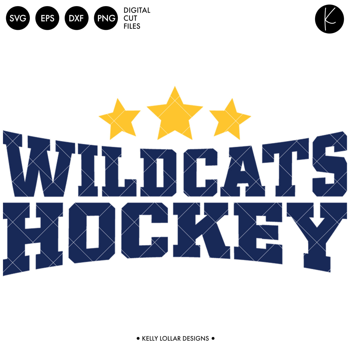 Wildcats Hockey Bundle | SVG DXF EPS PNG Cut Files