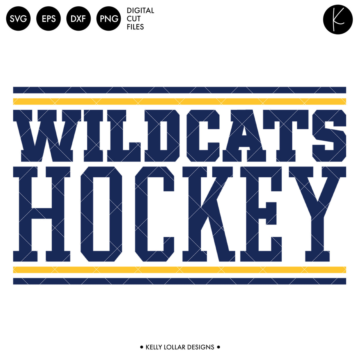 Wildcats Hockey Bundle | SVG DXF EPS PNG Cut Files