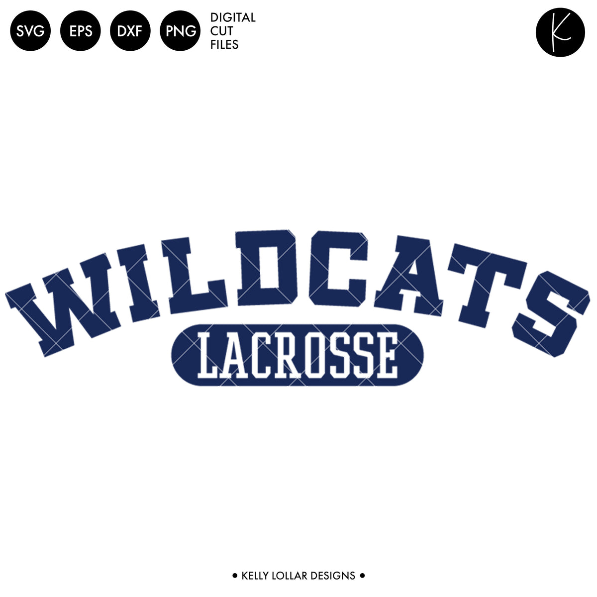 Wildcats Lacrosse Bundle | SVG DXF EPS PNG Cut Files