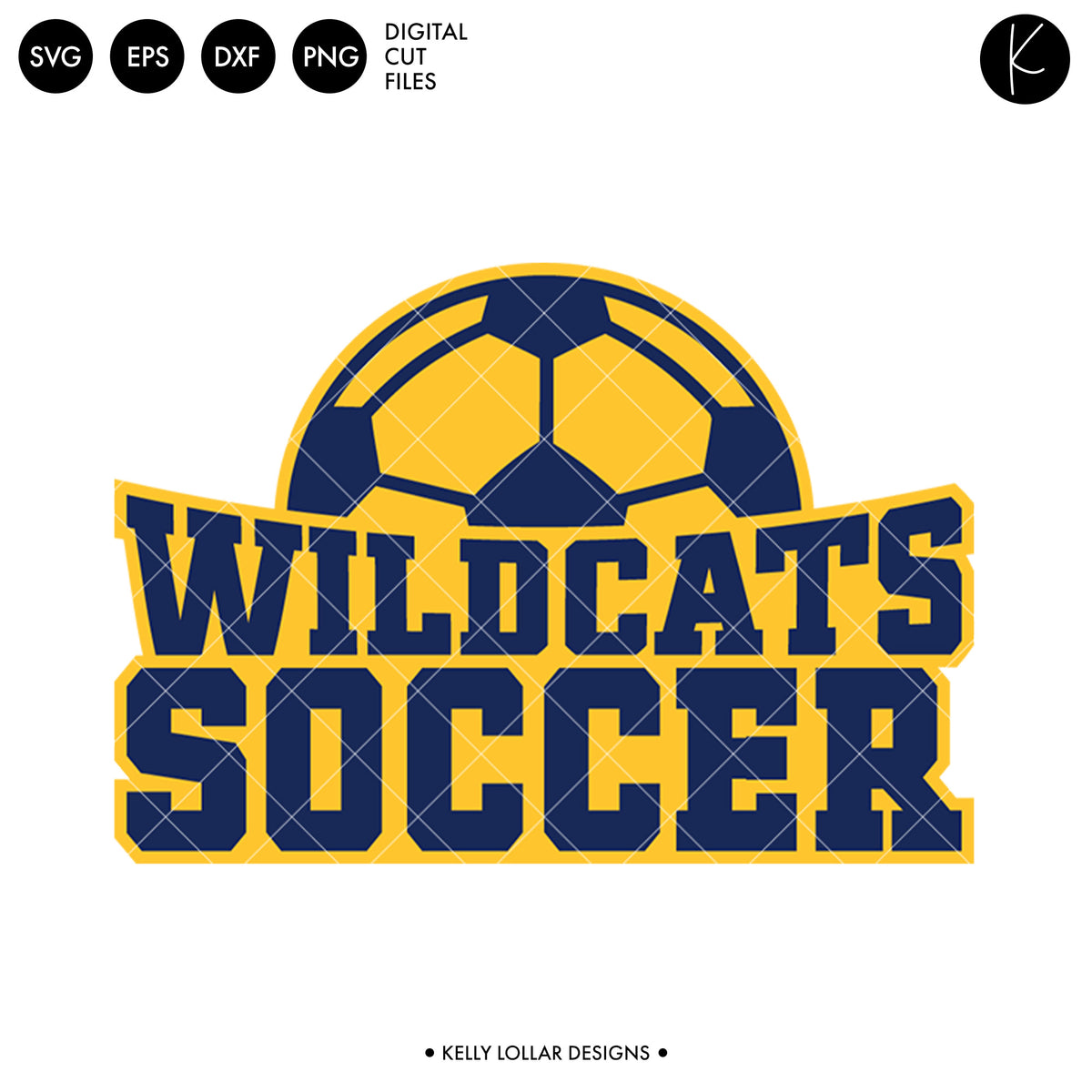 Wildcats Soccer and Football Bundle | SVG DXF EPS PNG Cut Files