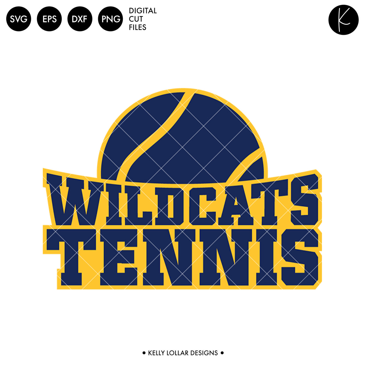 Wildcats Tennis Bundle | SVG DXF EPS PNG Cut Files