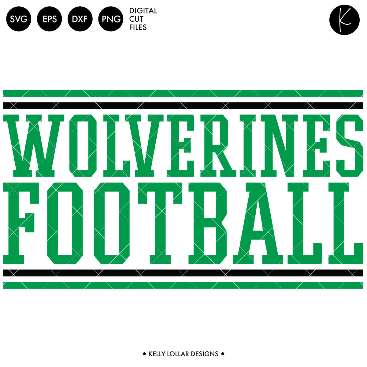 Wolverines Soccer and Football Bundle | SVG DXF EPS PNG Cut Files