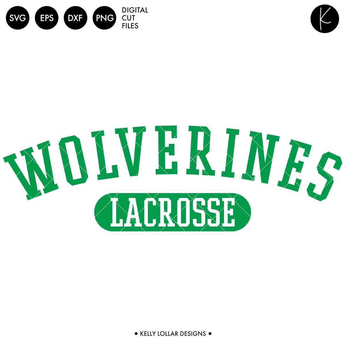 Wolverines Lacrosse Bundle | SVG DXF EPS PNG Cut Files