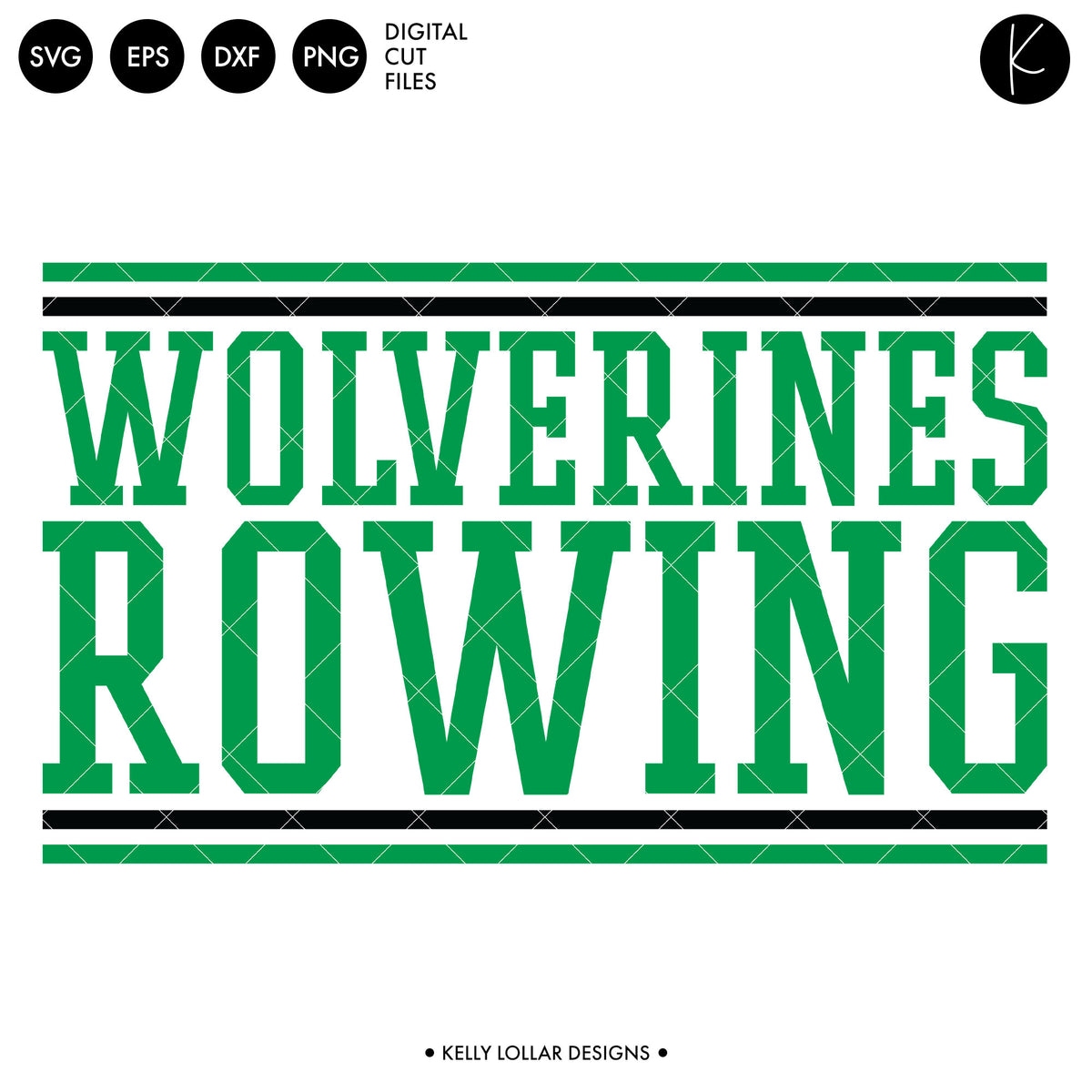 Wolverines Rowing Crew Bundle | SVG DXF EPS PNG Cut Files
