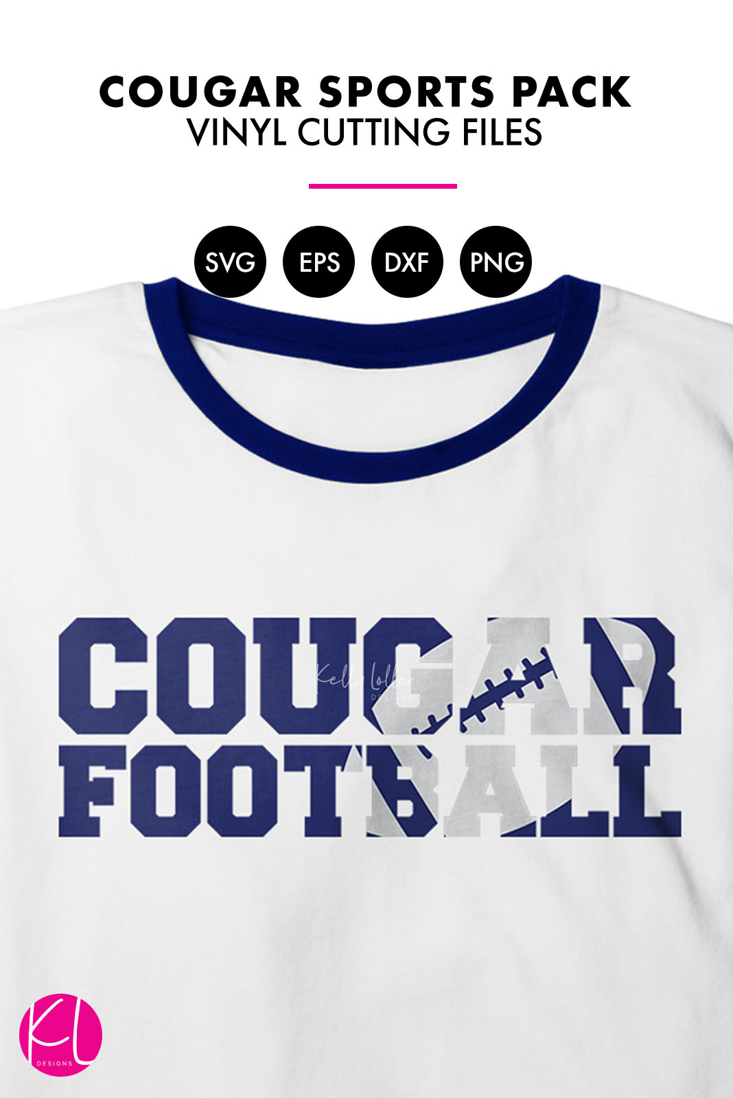 Cougar Sports Pack | SVG DXF EPS PNG Cut Files