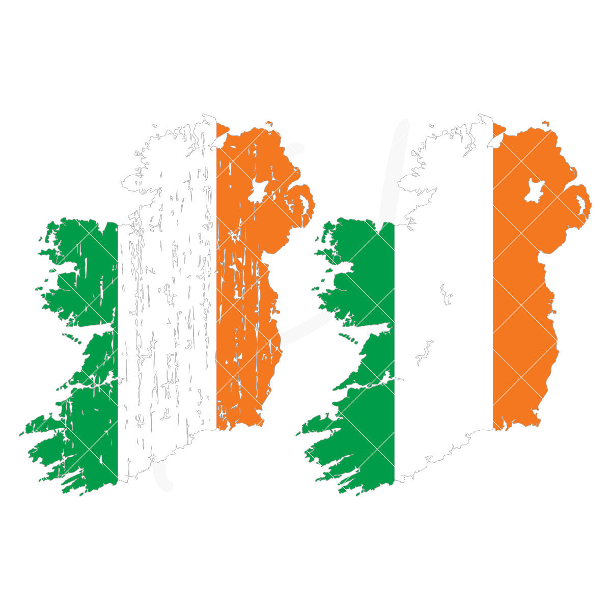 Ireland Silhouette | SVG DXF EPS PNG Cut Files