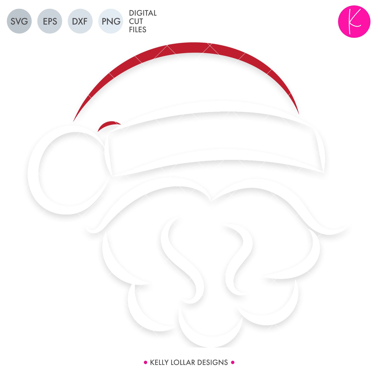 Abstract Santa Design Abstract Santa Claus SVG Files| Kelly Lollar Designs