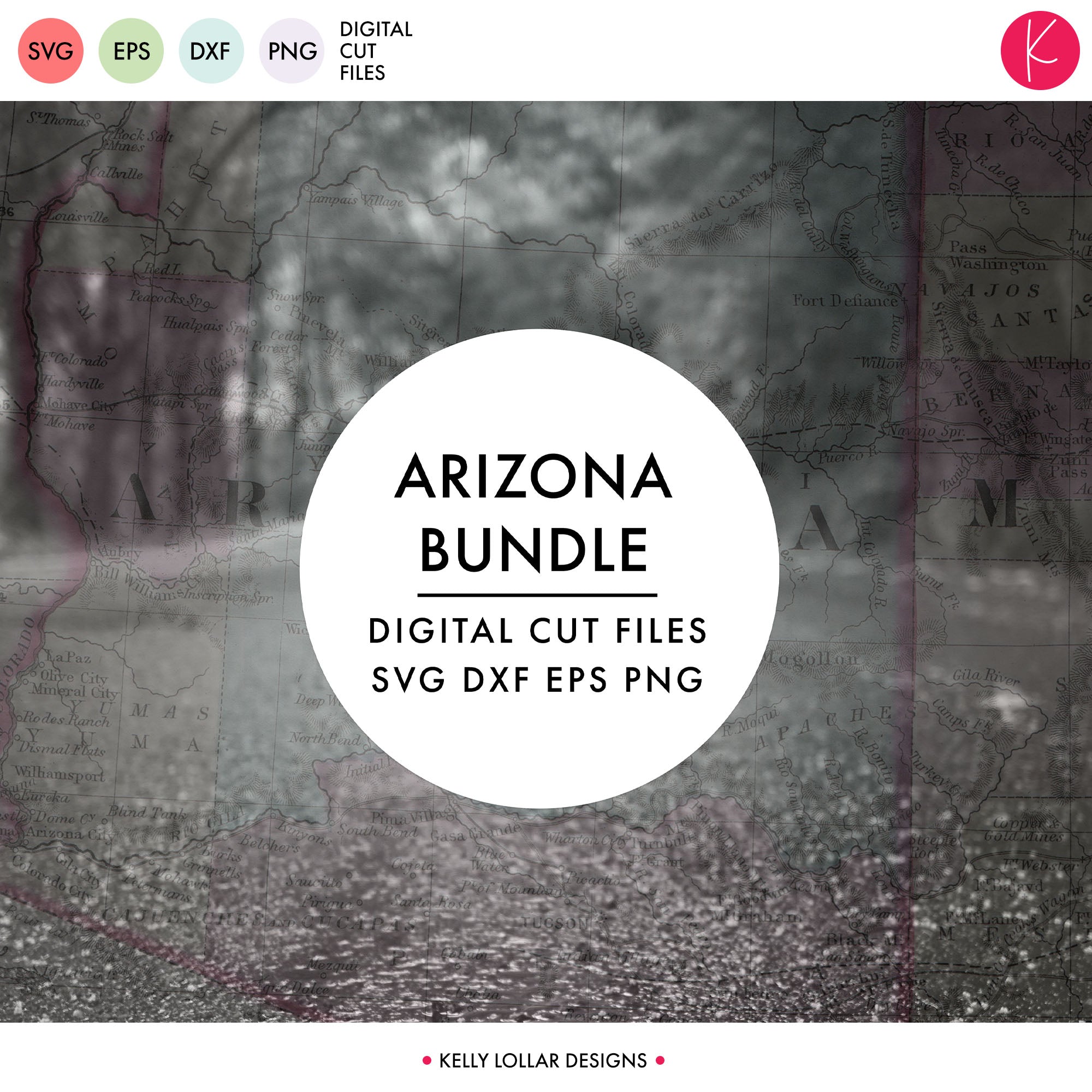 Arizona State Bundle | SVG DXF EPS PNG Cut Files