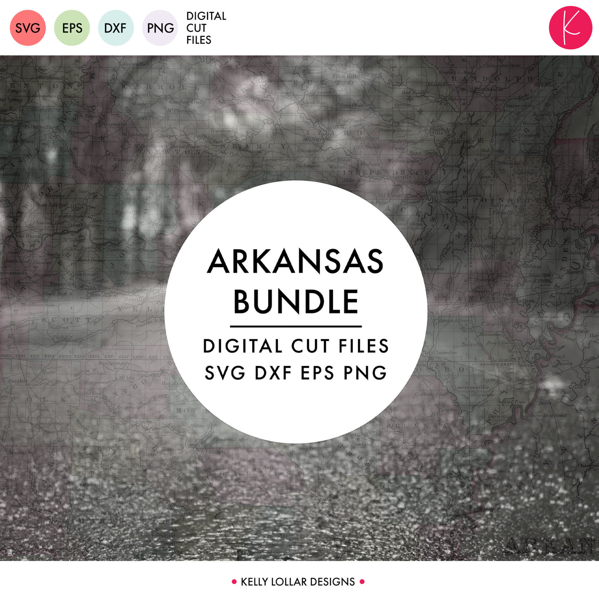 Arkansas State Bundle | SVG DXF EPS PNG Cut Files