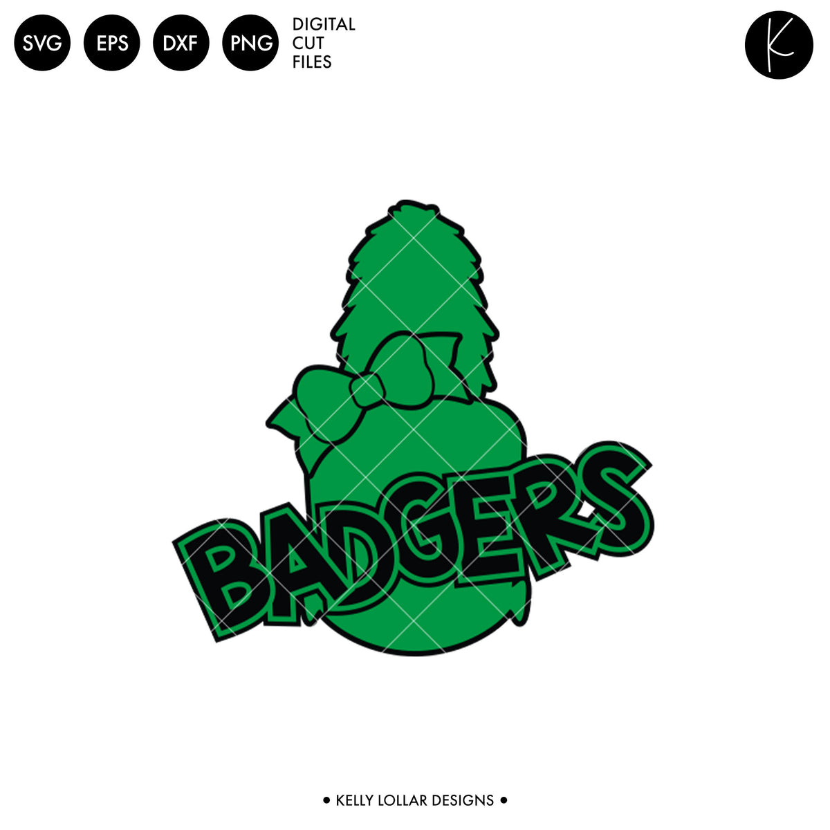 Badgers Band Bundle | SVG DXF EPS PNG Cut Files