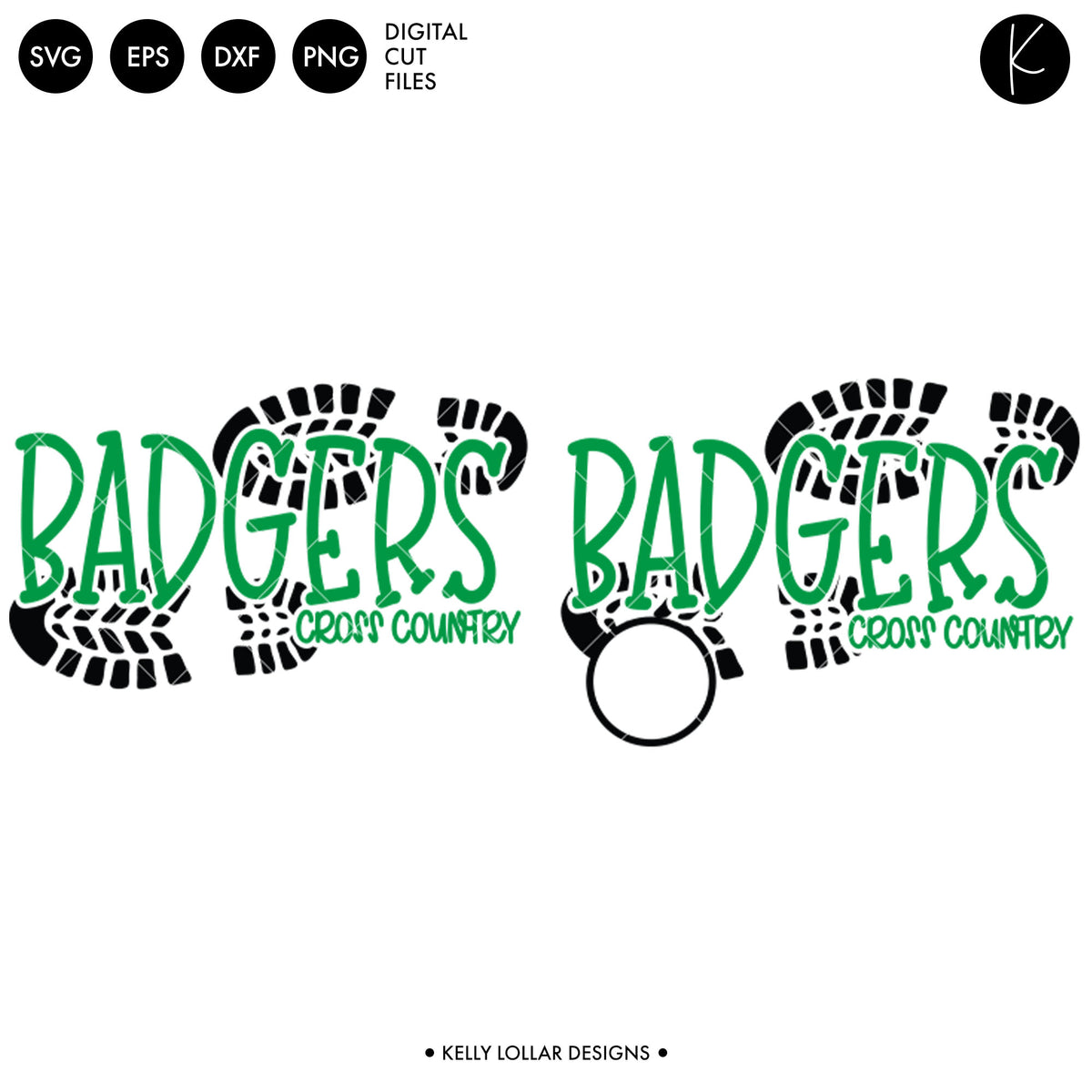 Badgers Cross Country Bundle | SVG DXF EPS PNG Cut Files