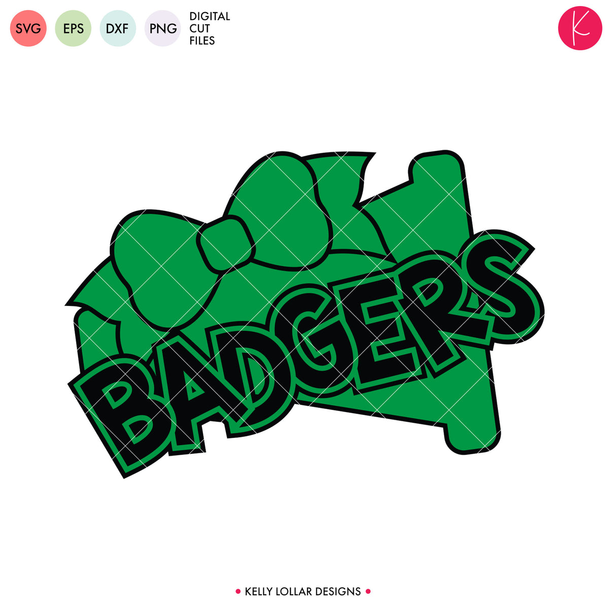 Badgers Cheer Bundle | SVG DXF EPS PNG Cut Files