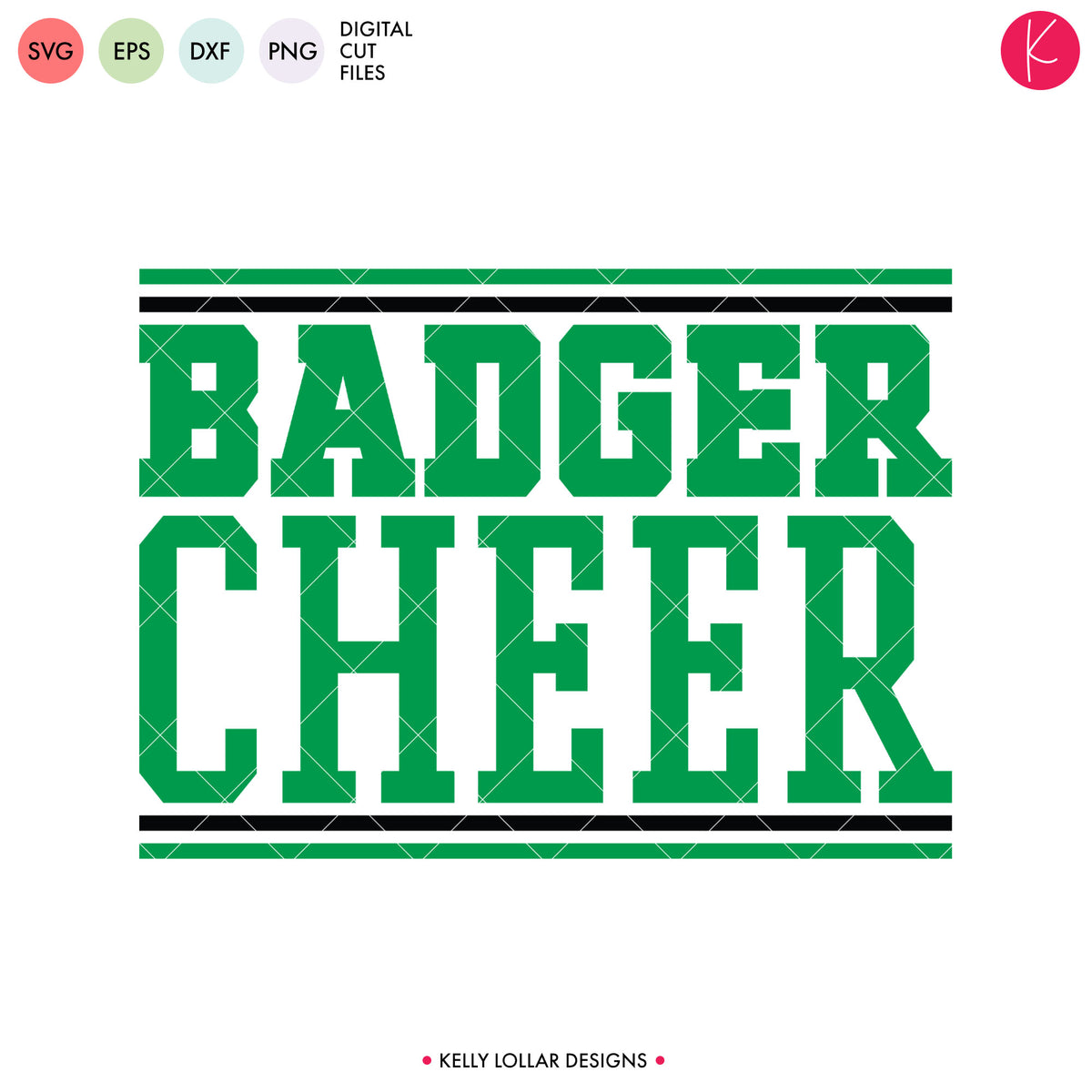 Badgers Cheer Bundle | SVG DXF EPS PNG Cut Files