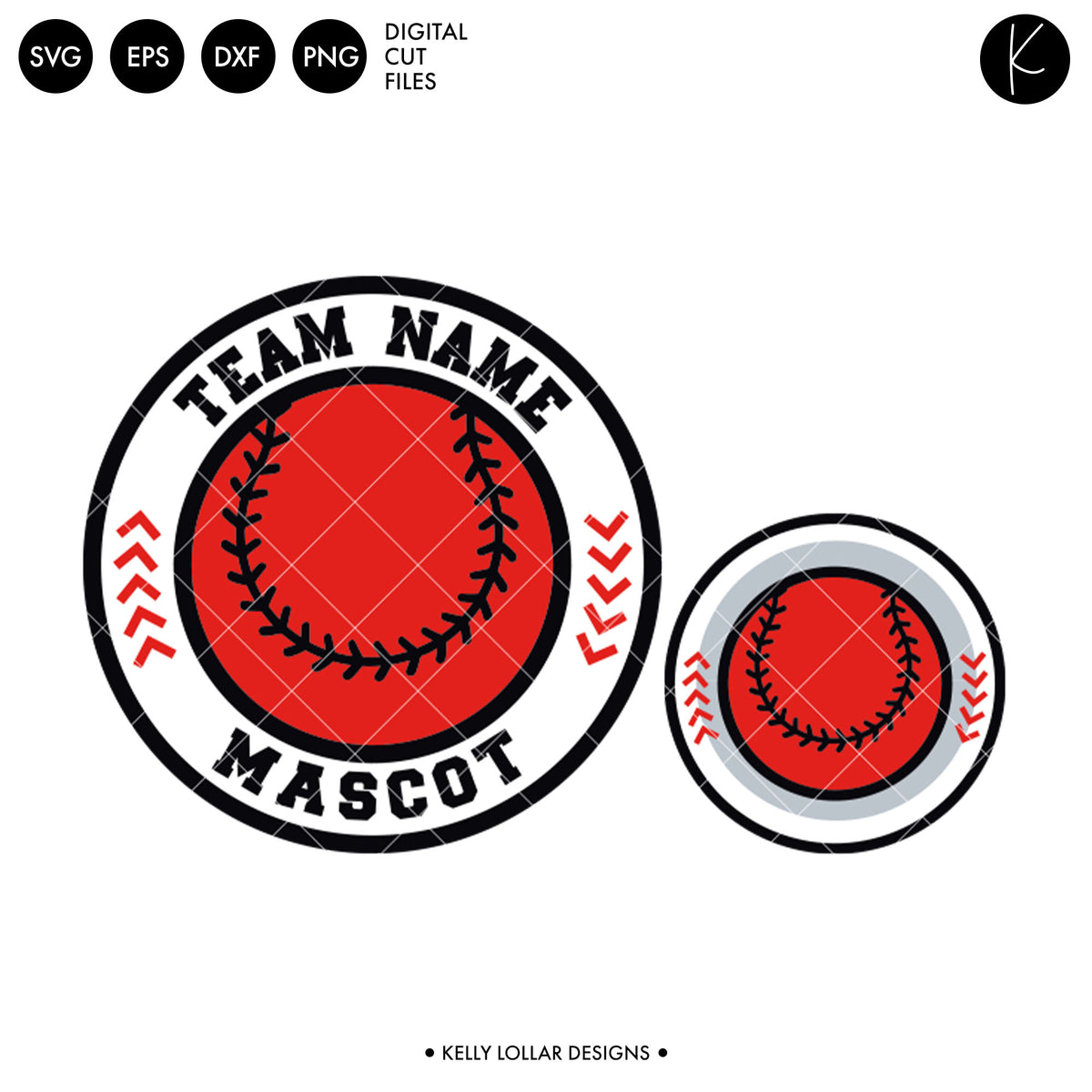 Baseball and Softball DIY Bundle | SVG DXF EPS PNG Cut Files