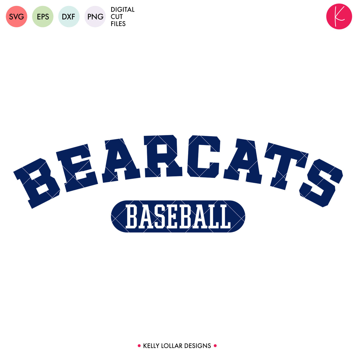 Bearcats Baseball &amp; Softball Bundle | SVG DXF EPS PNG Cut Files
