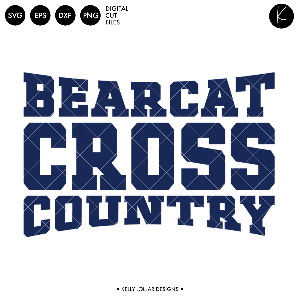 Bearcats Cross Country Bundle | SVG DXF EPS PNG Cut Files