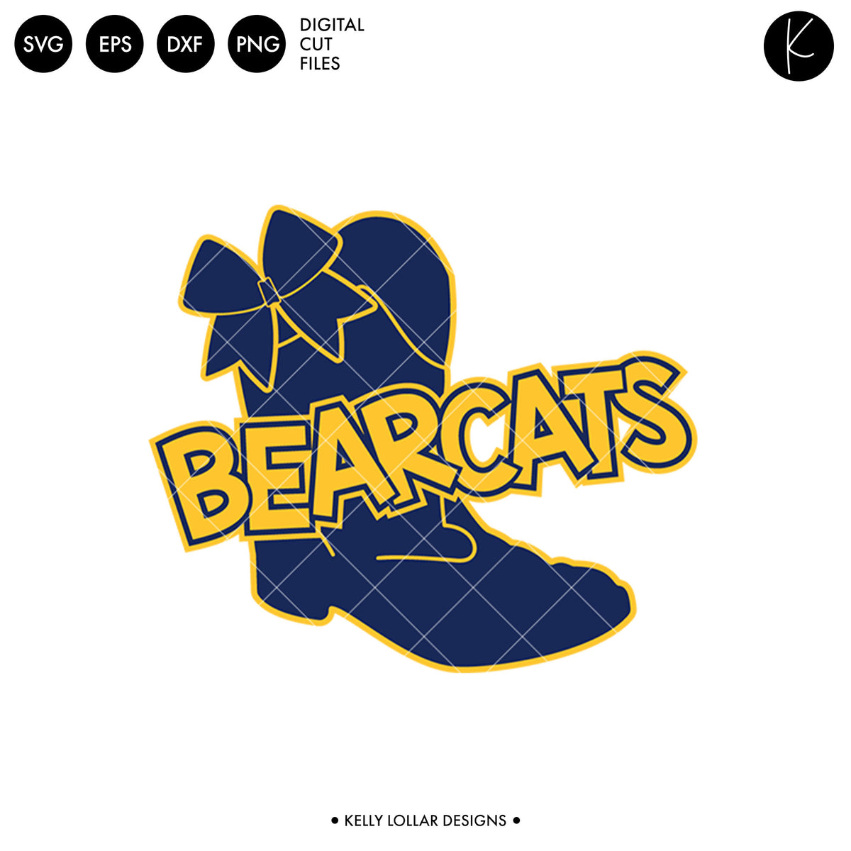 Bearcats Drill Bundle | SVG DXF EPS PNG Cut Files