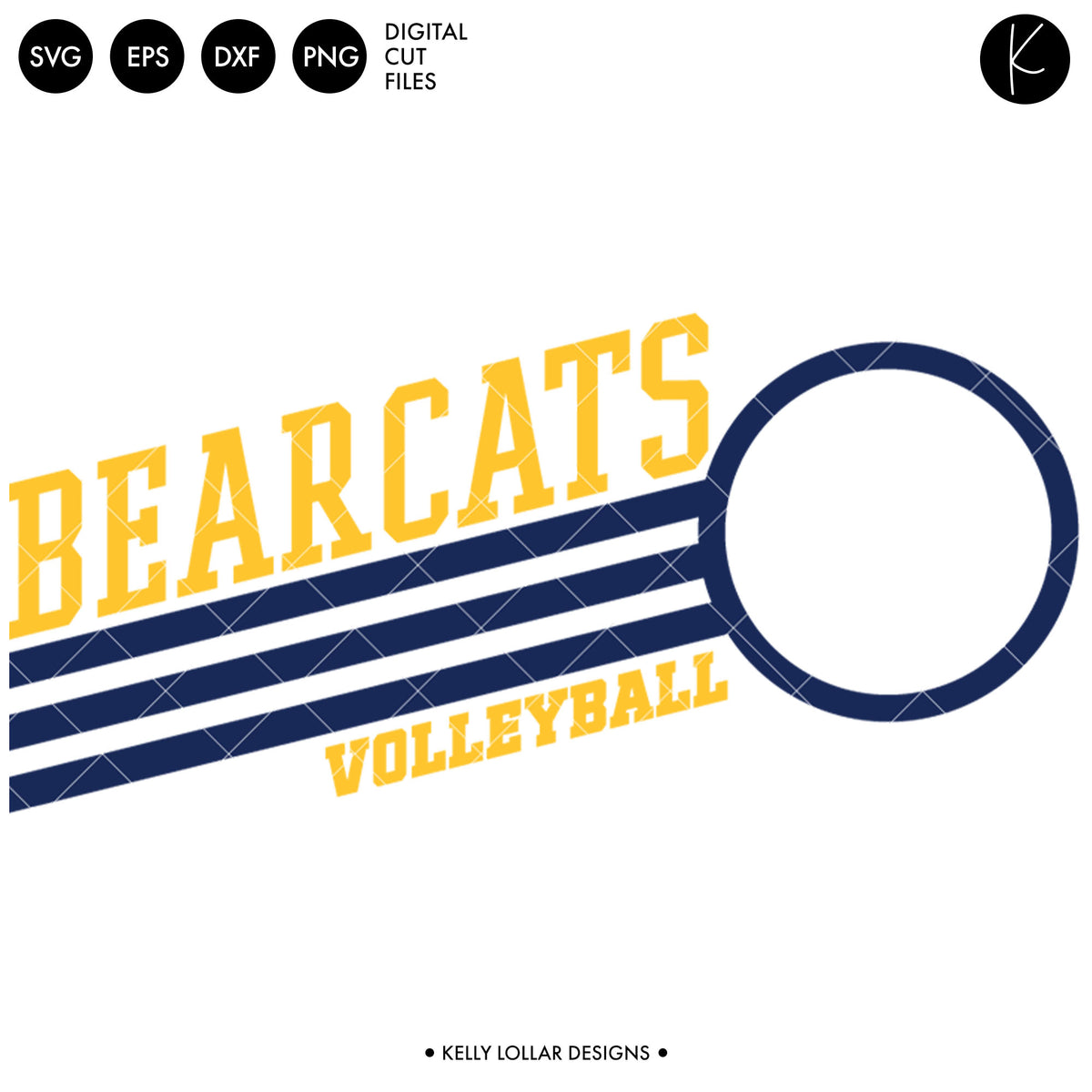 Bearcats Volleyball Bundle | SVG DXF EPS PNG Cut Files