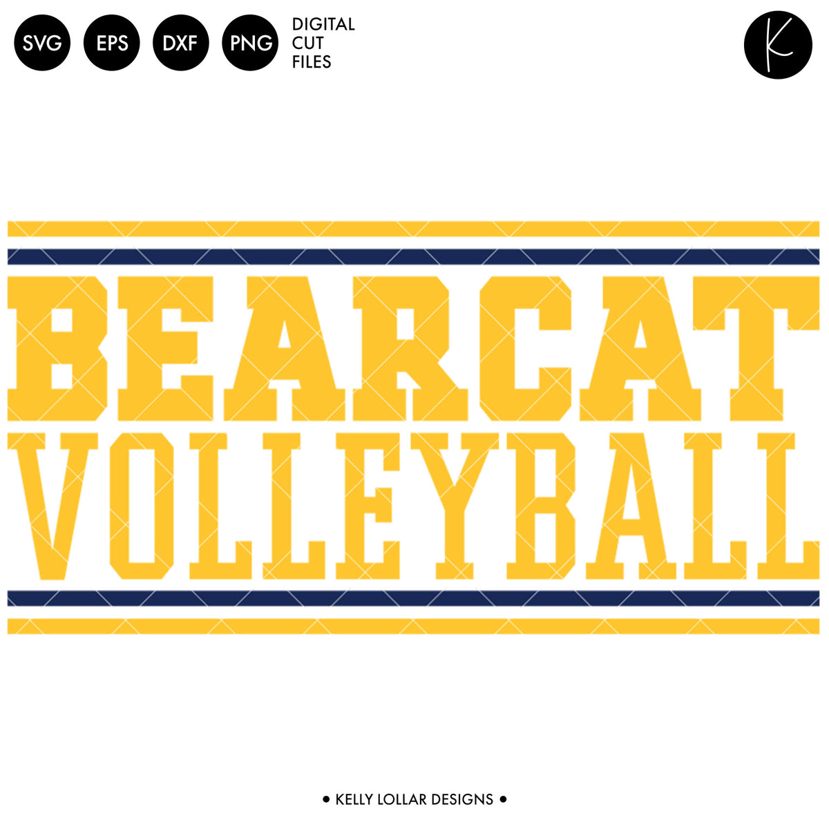 Bearcats Volleyball Bundle | SVG DXF EPS PNG Cut Files