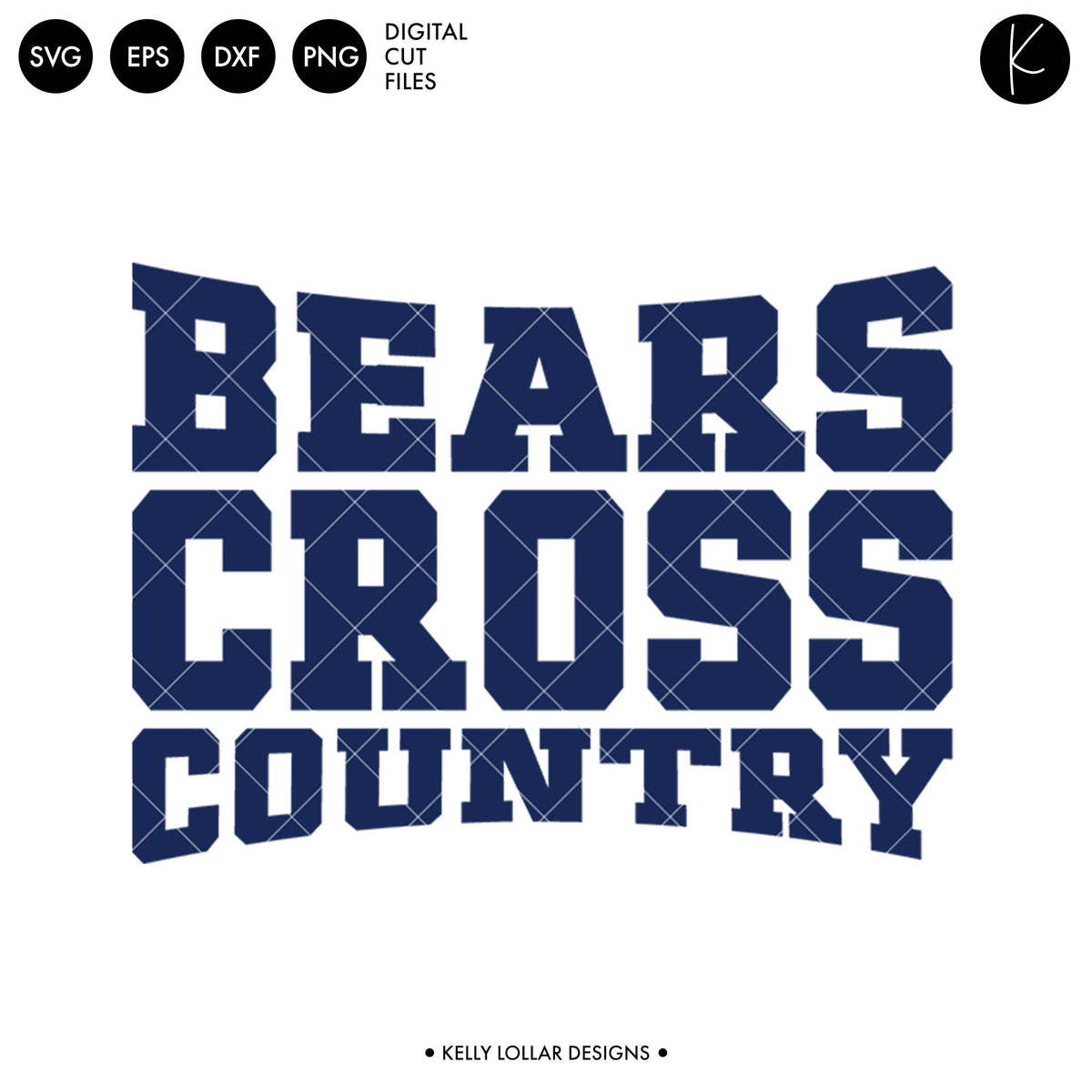 Bears Cross Country Bundle | SVG DXF EPS PNG Cut Files