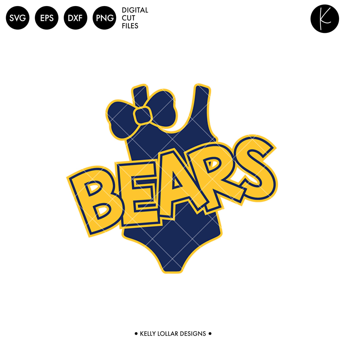Bears Swim Bundle | SVG DXF EPS PNG Cut Files
