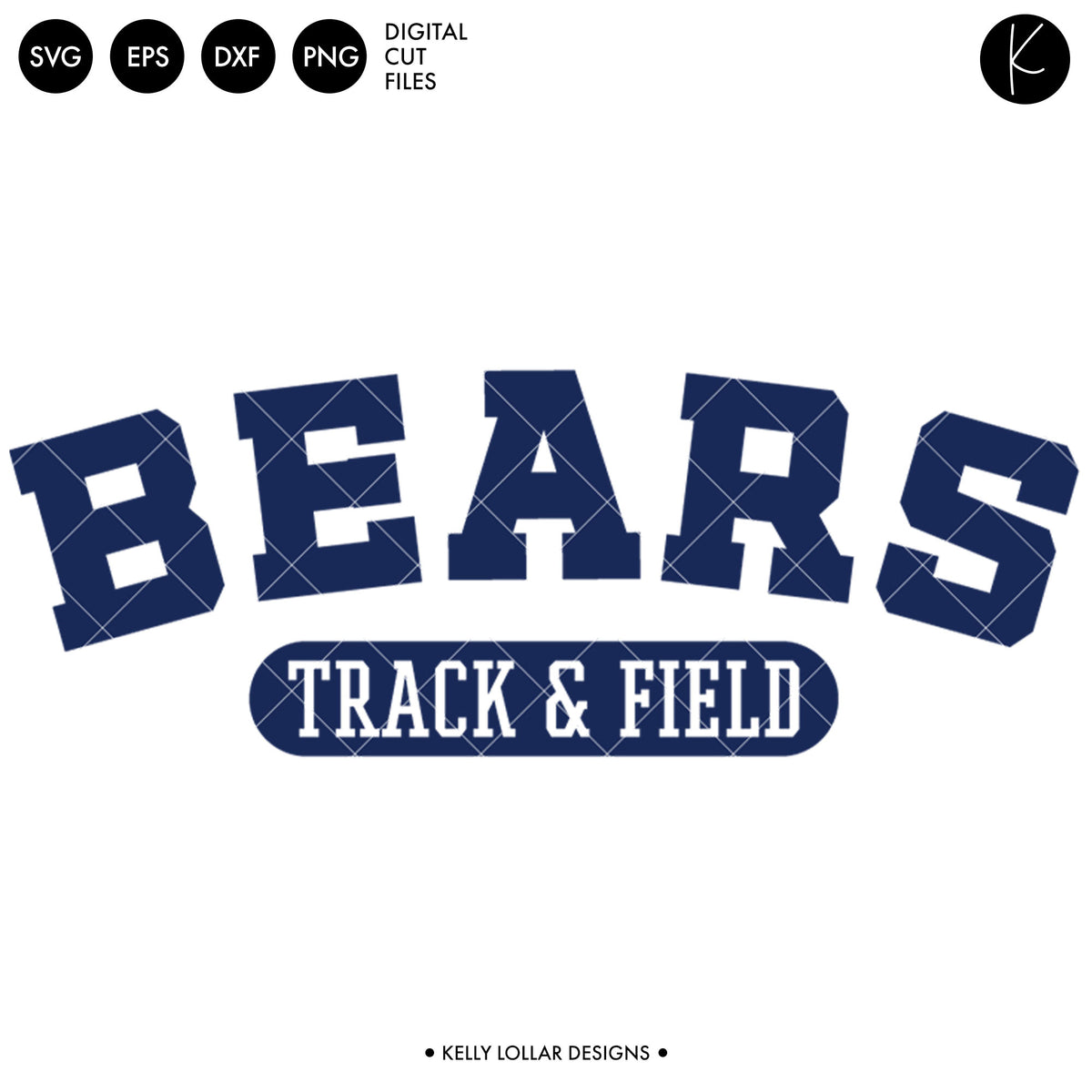 Bears Track &amp; Field Bundle | SVG DXF EPS PNG Cut Files