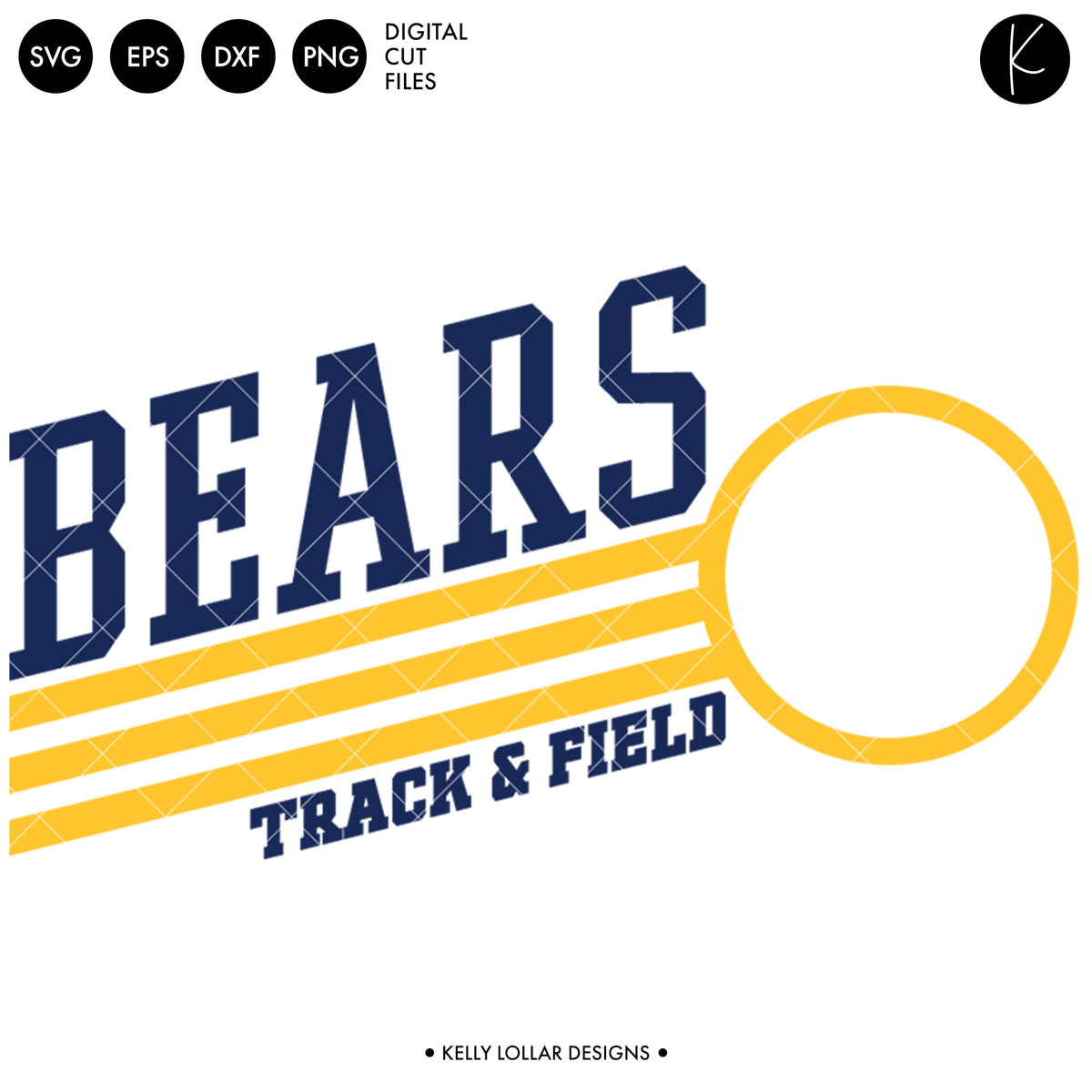 Bears Track &amp; Field Bundle | SVG DXF EPS PNG Cut Files