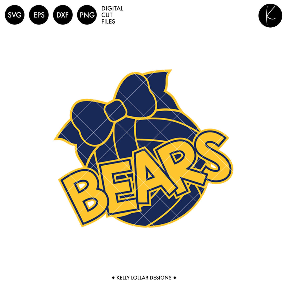 Bears Volleyball Bundle | SVG DXF EPS PNG Cut Files
