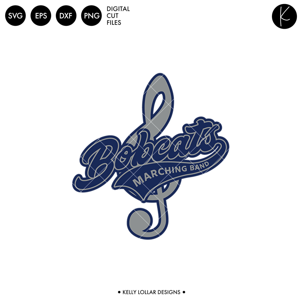 Bobcats Band Bundle | SVG DXF EPS PNG Cut Files