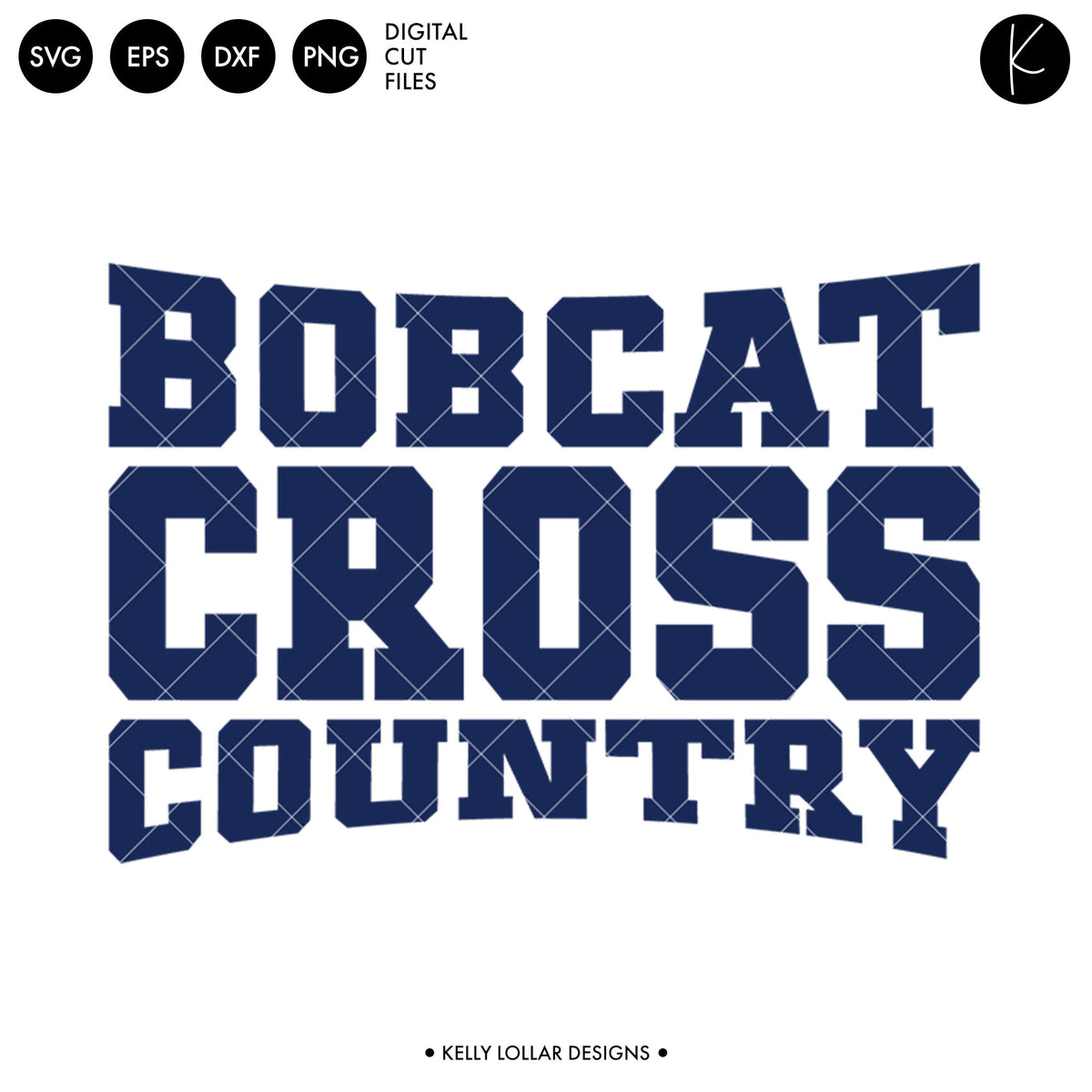 Bobcats Cross Country Bundle | SVG DXF EPS PNG Cut Files