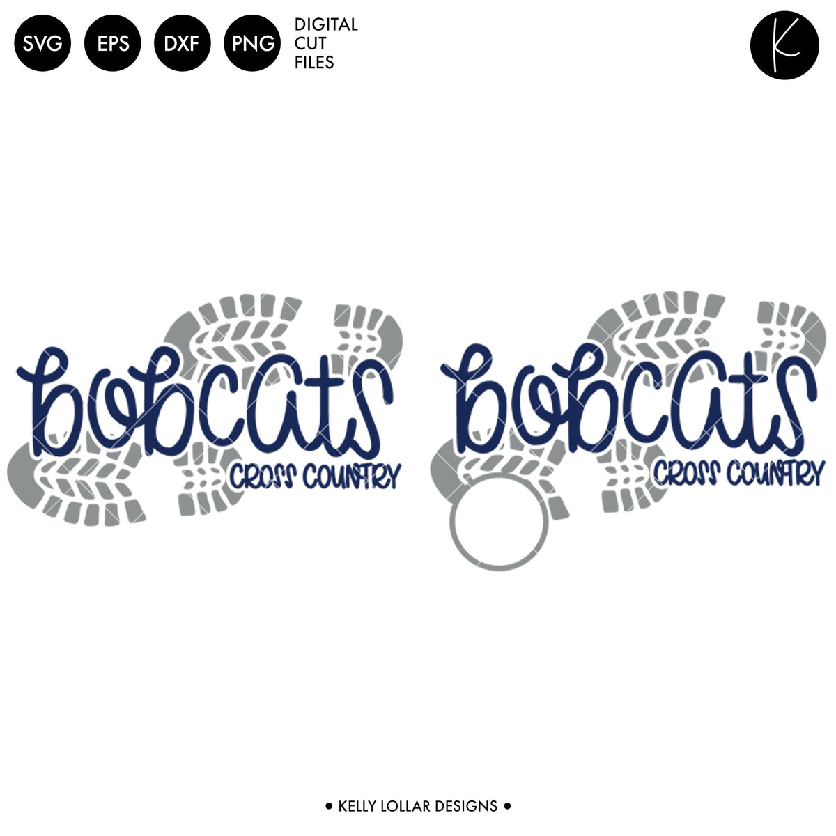 Bobcats Cross Country Bundle | SVG DXF EPS PNG Cut Files