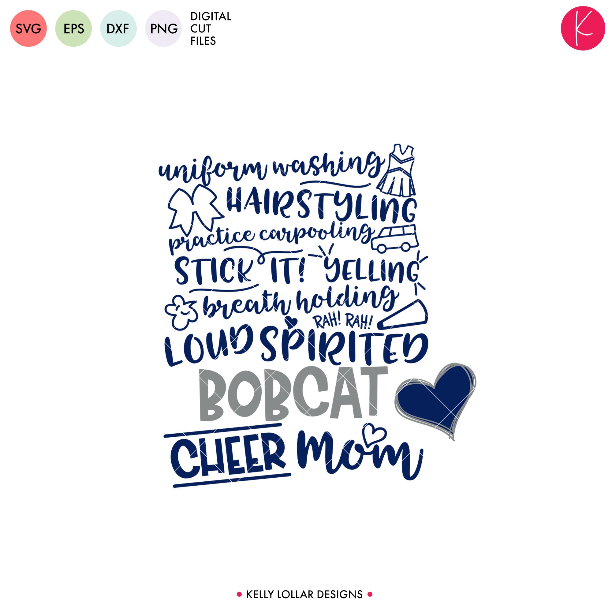 SJ Colts Cheer Mom Decal – Niche Creative Studio