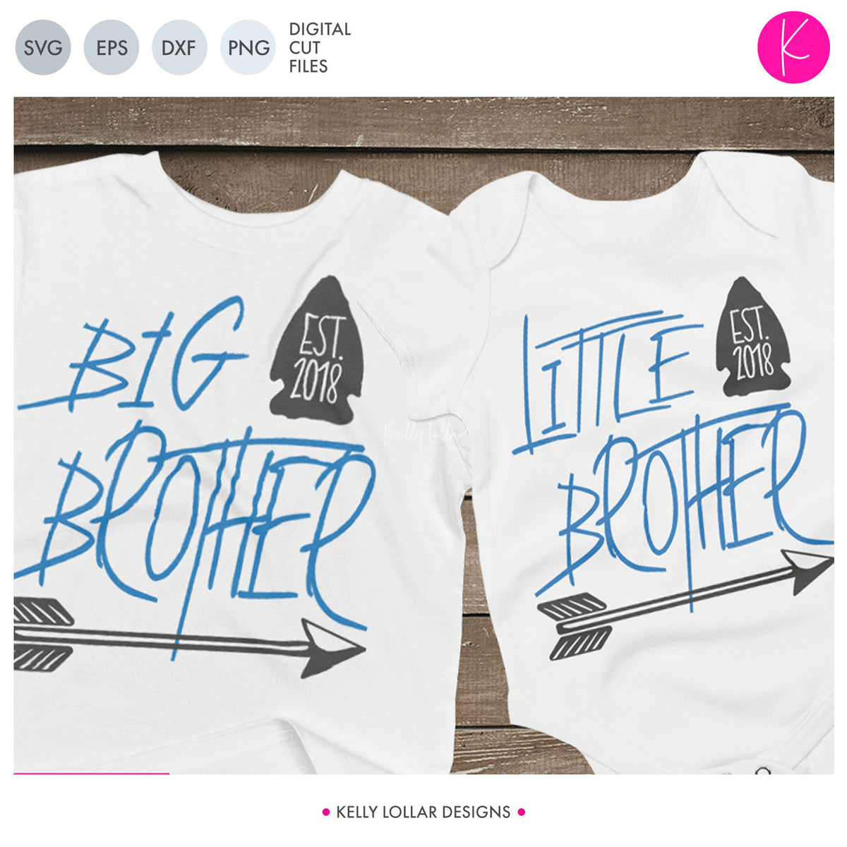Brothers with Arrows | SVG DXF EPS PNG Cut Files