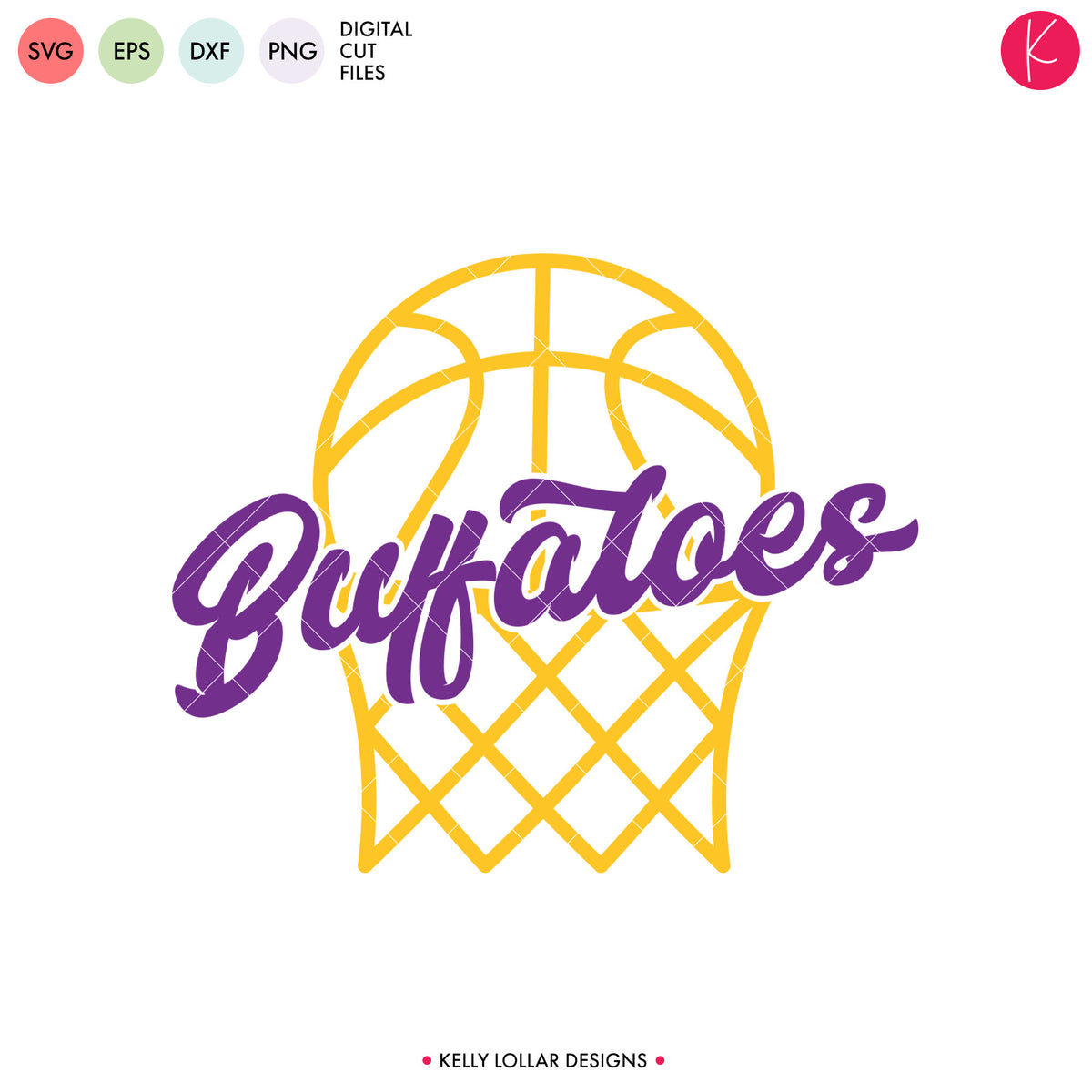 Buffaloes Basketball Bundle | SVG DXF EPS PNG Cut Files