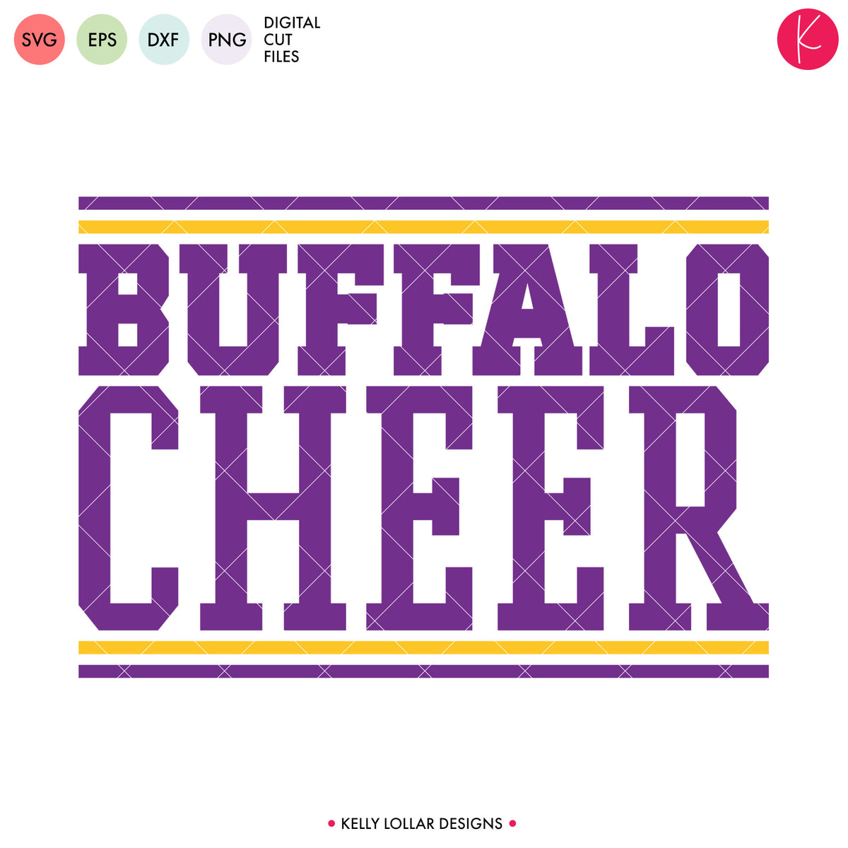 Buffaloes Cheer Bundle | SVG DXF EPS PNG Cut Files