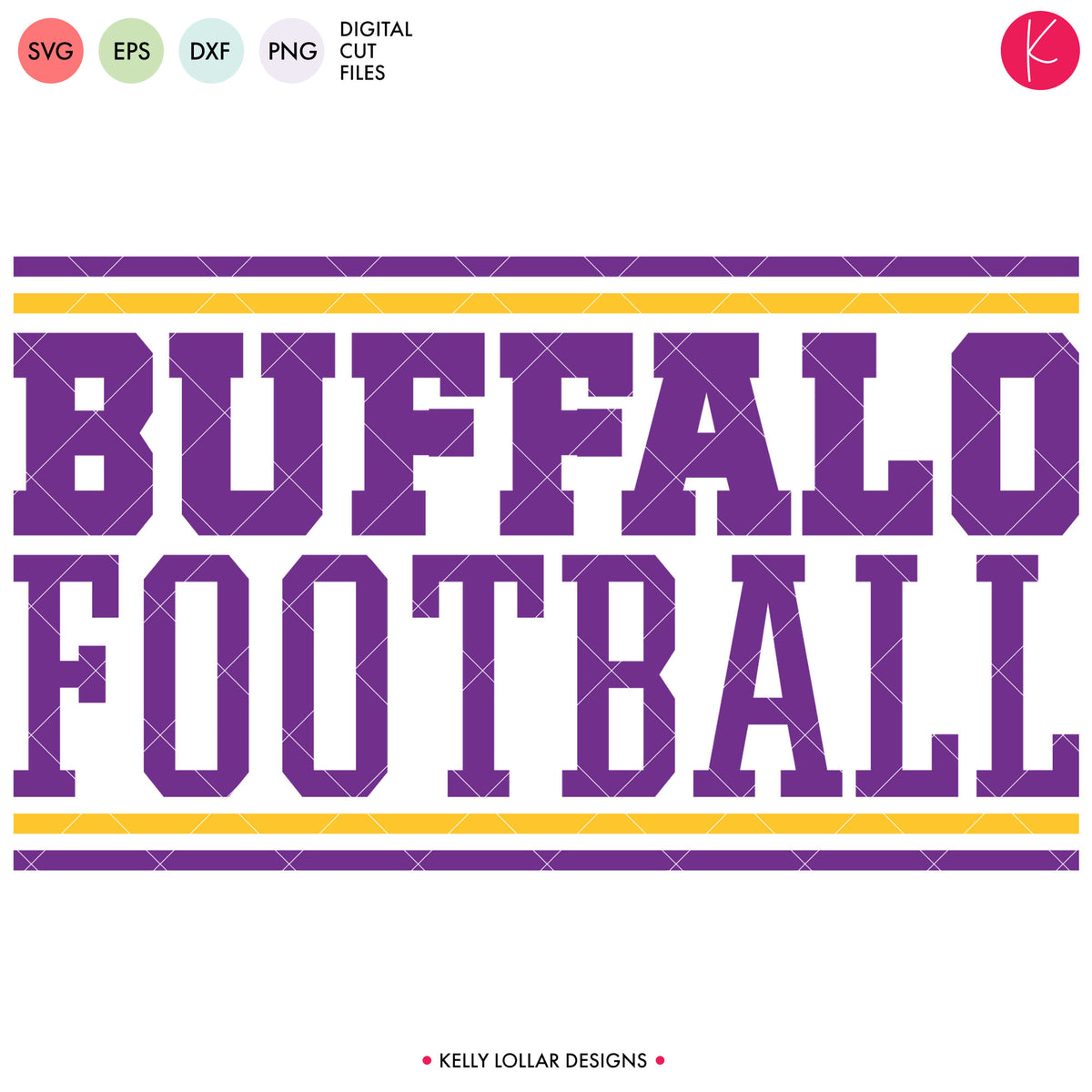 Buffaloes Football Bundle | SVG DXF EPS PNG Cut Files